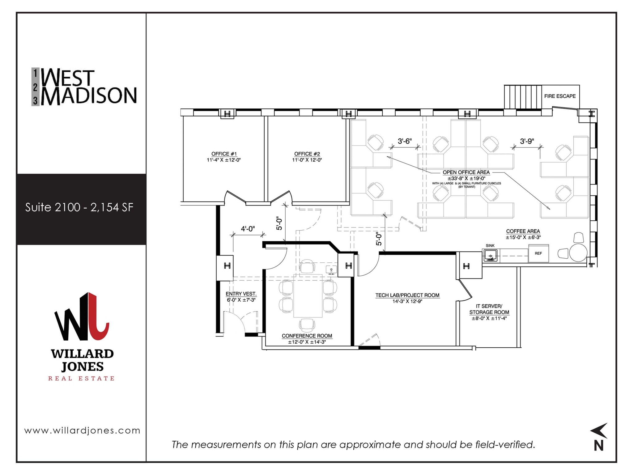123 W Madison St, Chicago, IL for lease Floor Plan- Image 1 of 1
