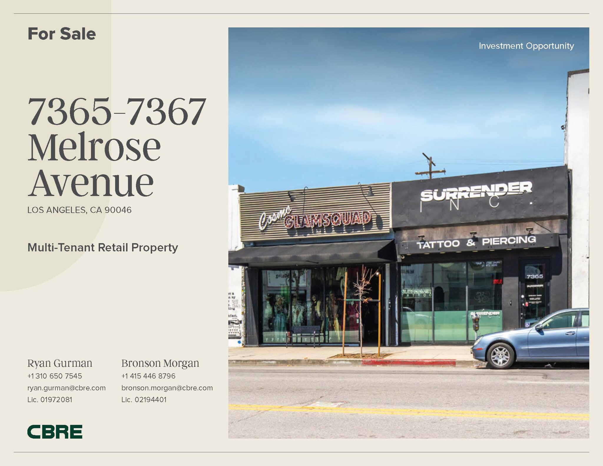 7365 Melrose Ave, Los Angeles, CA for sale Building Photo- Image 1 of 12