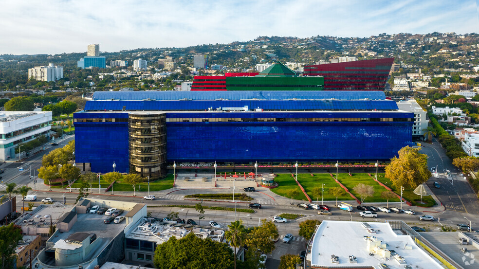 8687 Melrose Ave, West Hollywood, CA for lease - Aerial - Image 3 of 8