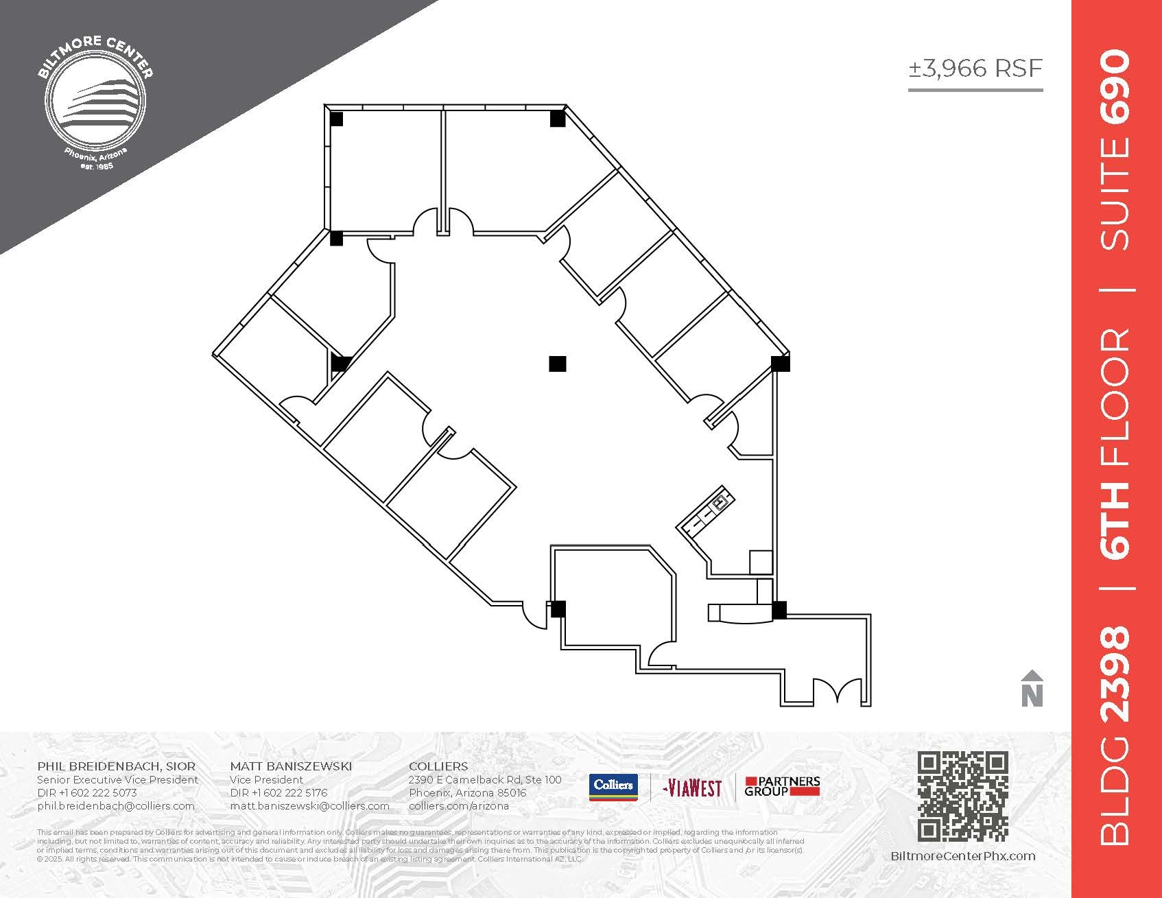 2398 E Camelback Rd, Phoenix, AZ for lease Floor Plan- Image 1 of 5