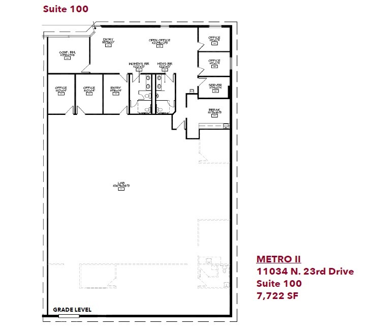 11034 N 23rd Dr, Phoenix, AZ for lease Floor Plan- Image 1 of 1