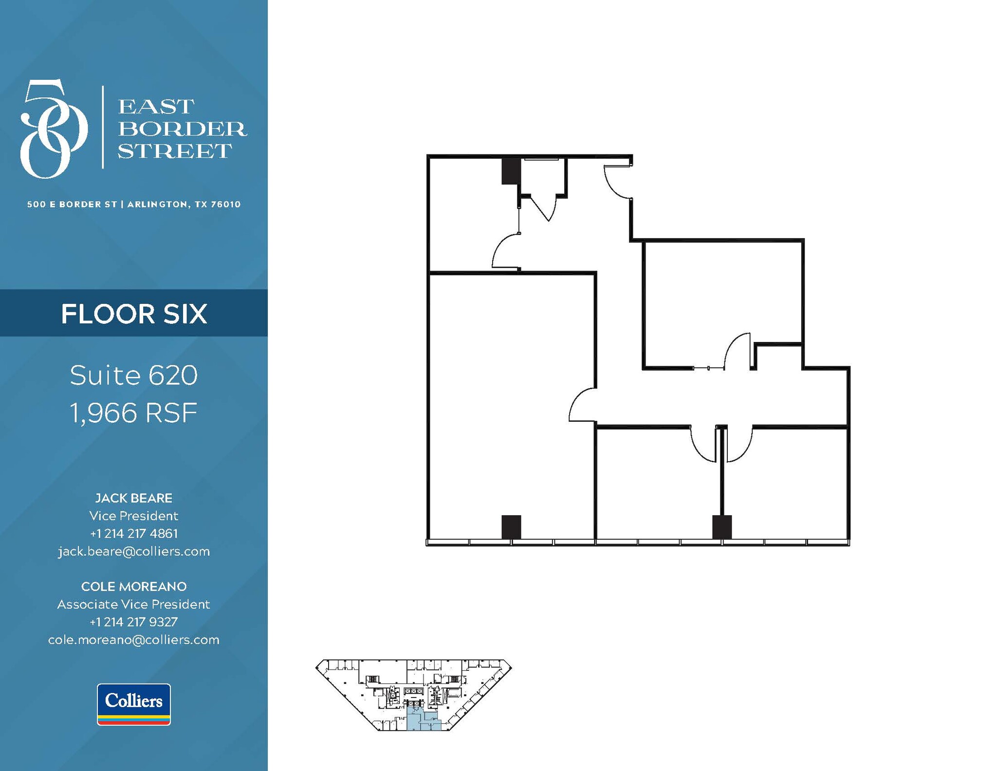 500 E Border St, Arlington, TX for lease Floor Plan- Image 1 of 1