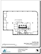1 Richmond St W, Toronto, ON for lease Floor Plan- Image 1 of 3