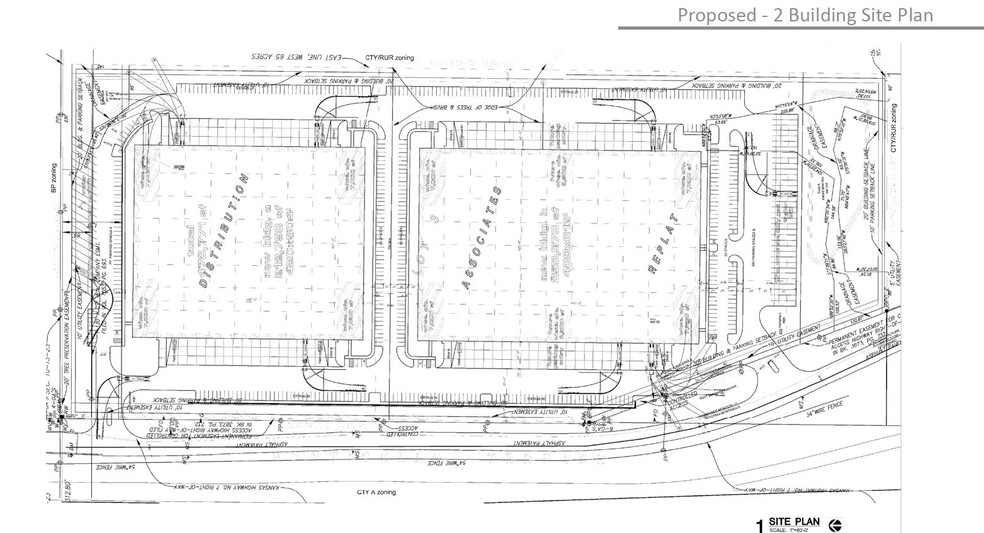 K-10/K-7 Development Tract, Olathe, KS for sale - Site Plan - Image 3 of 4