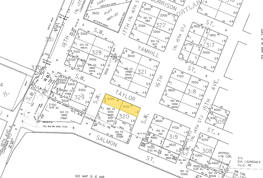 1620 SW Taylor St, Portland, OR for lease - Plat Map - Image 2 of 12