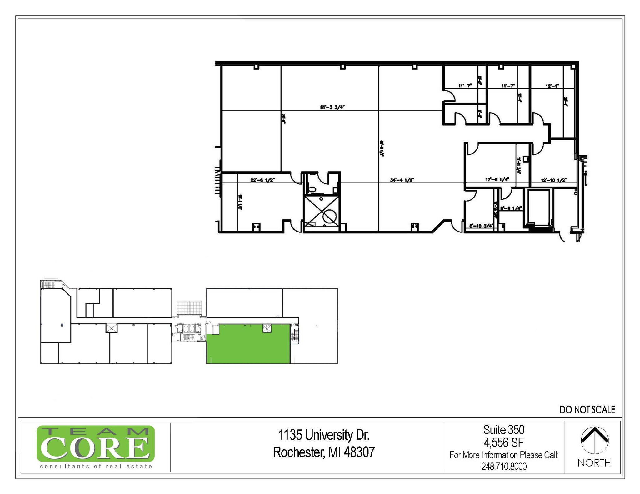 1135 W University Dr, Rochester Hills, MI for lease Floor Plan- Image 1 of 1