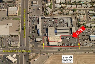 7224 E McDowell Rd, Scottsdale, AZ - aerial  map view