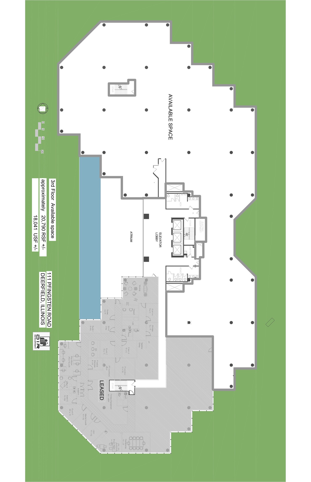 111 Pfingsten Rd, Deerfield, IL for lease Site Plan- Image 1 of 7