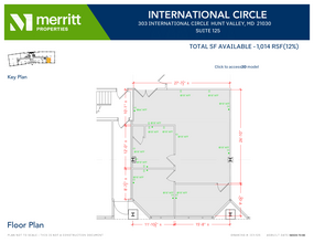 303 International Cir, Hunt Valley, MD for lease Floor Plan- Image 1 of 1