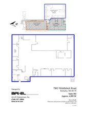 7845 Middlebelt Rd, Romulus, MI for lease Floor Plan- Image 1 of 1