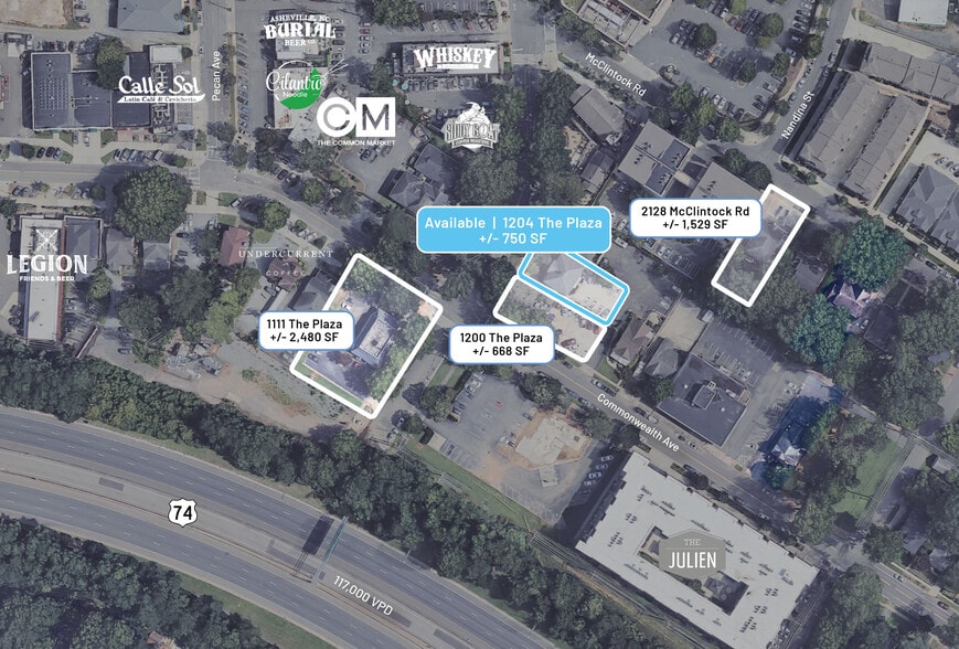 1204 The Plaza, Charlotte, NC for lease - Building Photo - Image 3 of 4