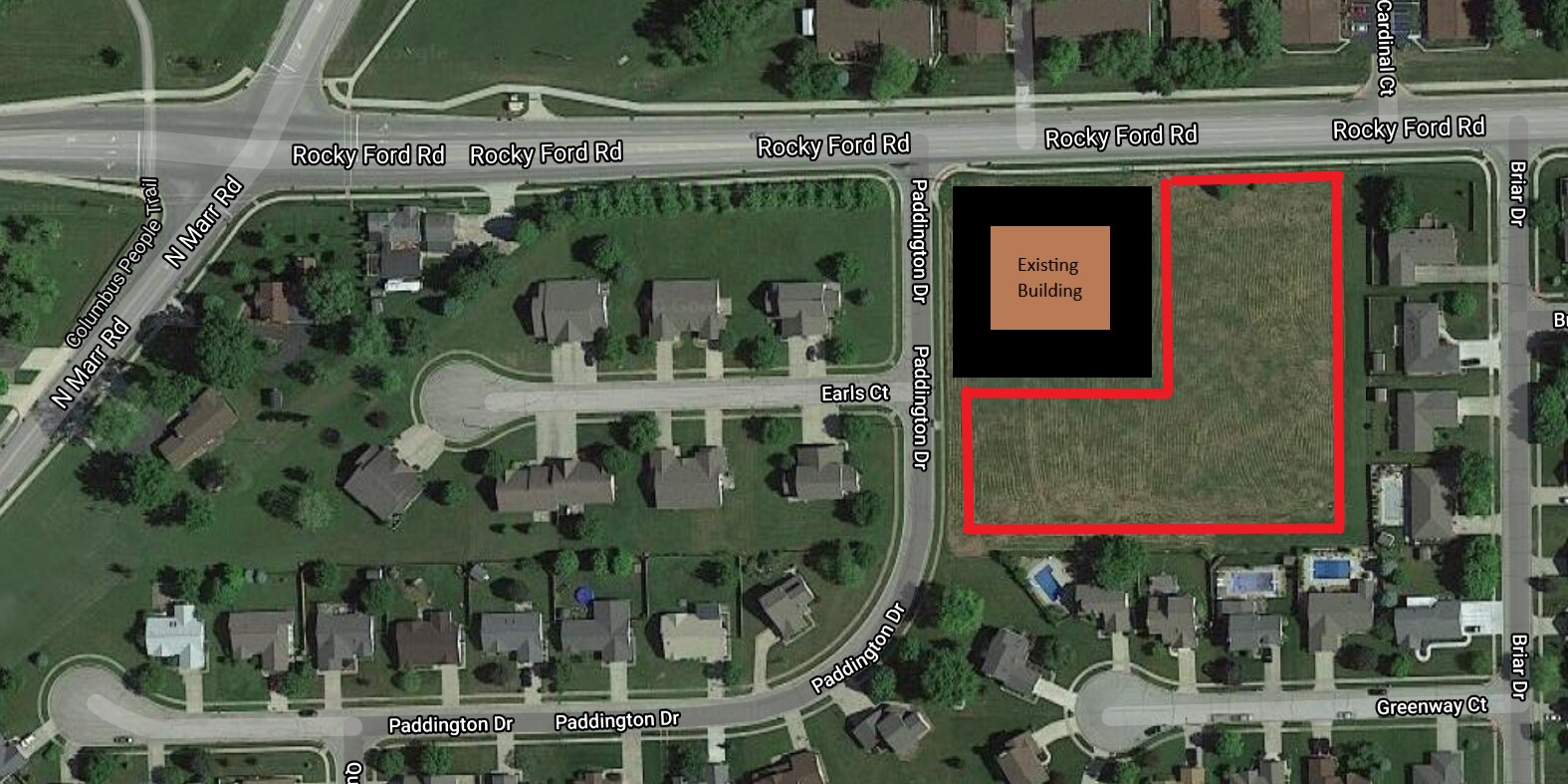 3551 Rocky Ford Rd, Columbus, IN 47203 North Side Development Land