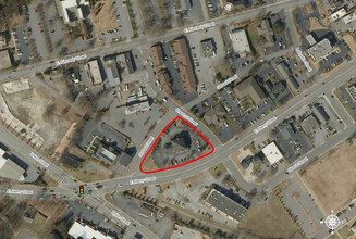 350 E Henry St, Spartanburg, SC - aerial  map view