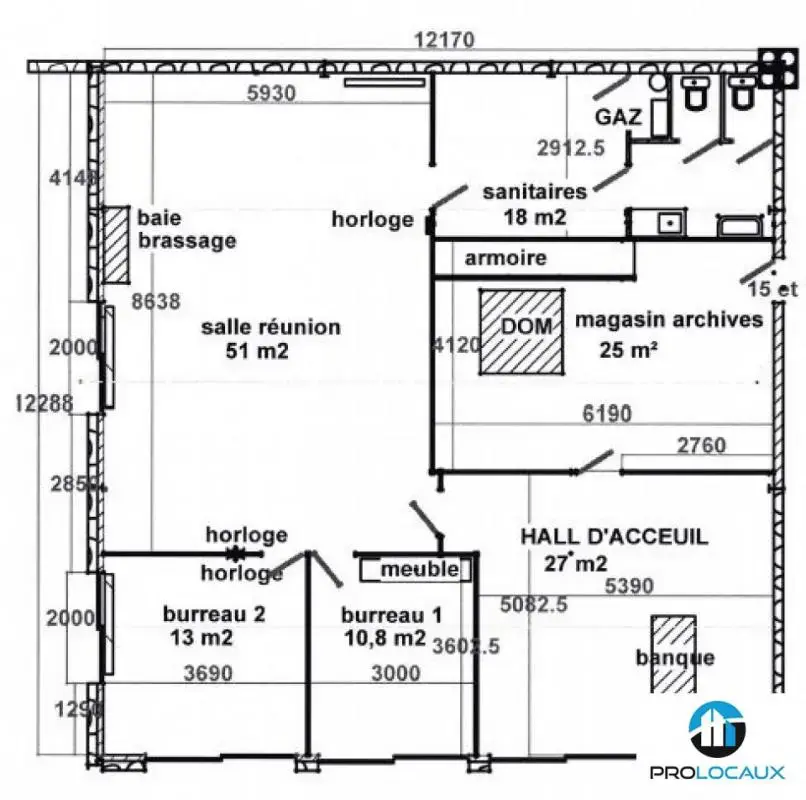 Office in Eybens for lease Floor Plan- Image 1 of 1