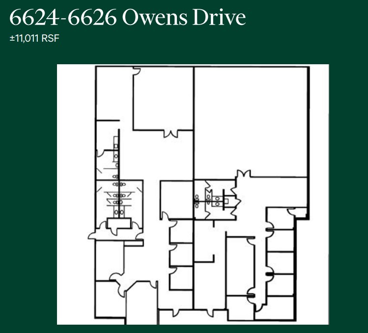 6620-6626 Owens Dr, Pleasanton, CA 94588 - Unit 6626 -  - Floor Plan - Image 1 of 1