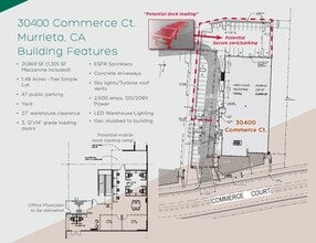 30400 Commerce Ct, Murrieta, CA for lease Floor Plan- Image 1 of 1