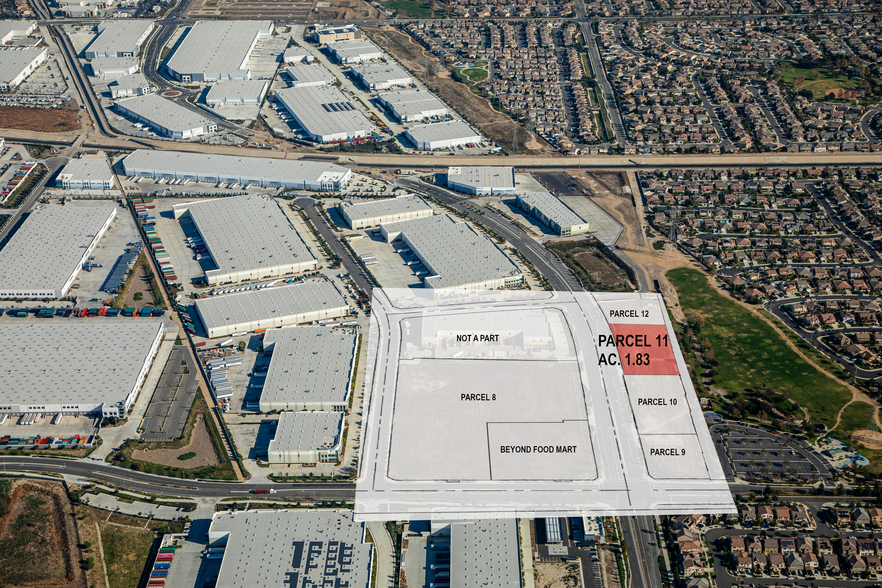 Parcel 11 Limonite Ave, Eastvale, CA for sale - Aerial - Image 1 of 8