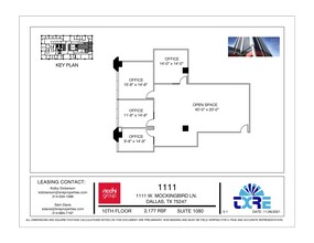 1111 W Mockingbird Ln, Dallas, TX for lease Site Plan- Image 2 of 2