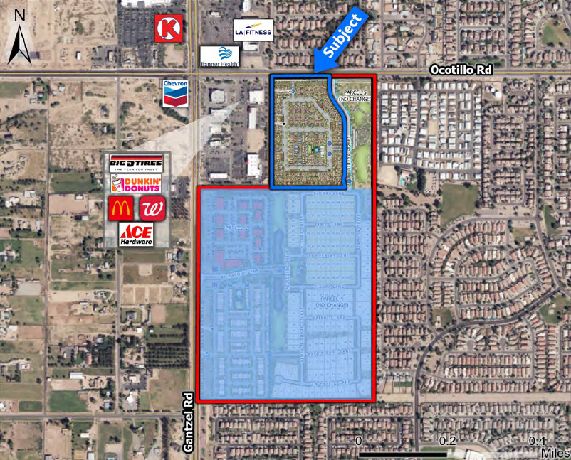 Ocotillo Road, Queen Creek, AZ for sale Aerial- Image 1 of 5