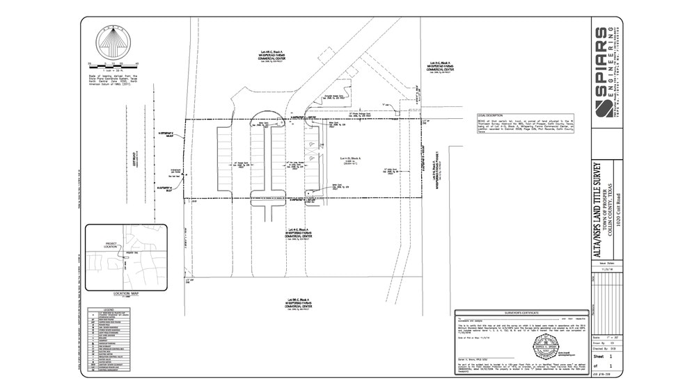 1070 N Coit Rd, Prosper, TX for lease - Site Plan - Image 2 of 5