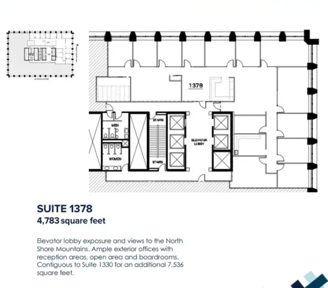 200 Granville St, Vancouver, BC for lease Floor Plan- Image 1 of 1