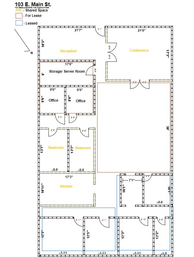 103 E Main St, Pflugerville, TX for lease Floor Plan- Image 1 of 1