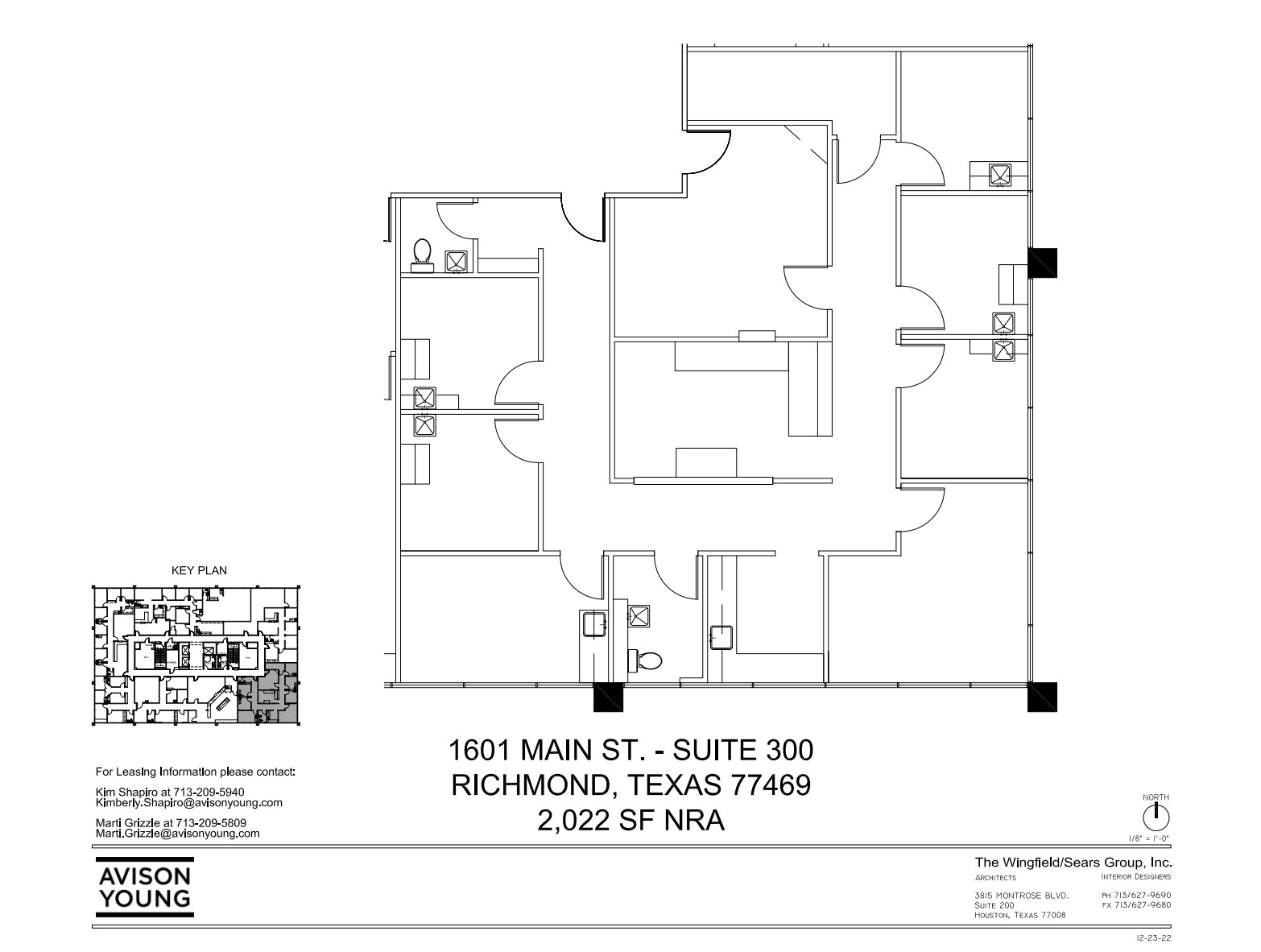 1601 Main St, Richmond, TX for lease Floor Plan- Image 1 of 1