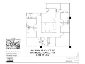 1601 Main St, Richmond, TX for lease Floor Plan- Image 1 of 1