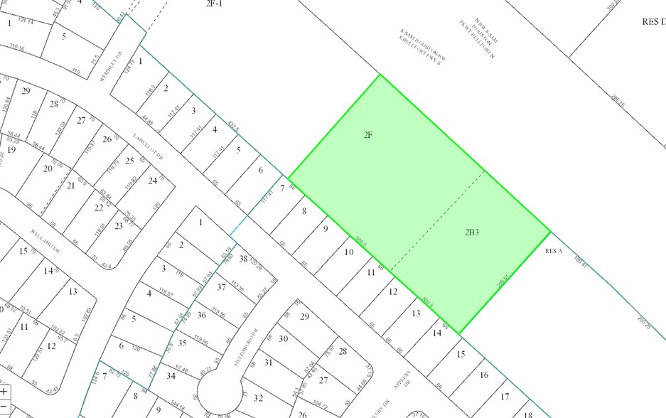 11275 South Sam Houston Parkway West, Houston, TX for lease - Plat Map - Image 3 of 3