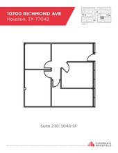 10700 Richmond Ave, Houston, TX for lease Floor Plan- Image 1 of 1