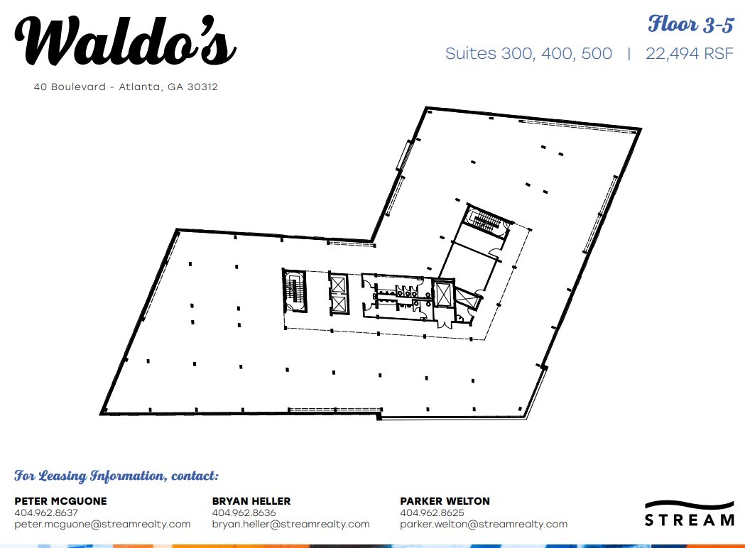 40 Boulevard NE, Atlanta, GA for lease Floor Plan- Image 1 of 1