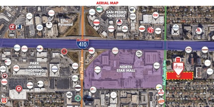 8610 McCullough Ave, San Antonio, TX - AERIAL map view - Image1