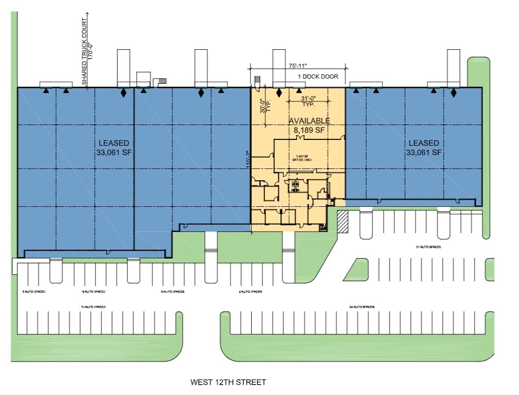 4444-4464 W 12th St, Houston, TX for lease Site Plan- Image 1 of 1