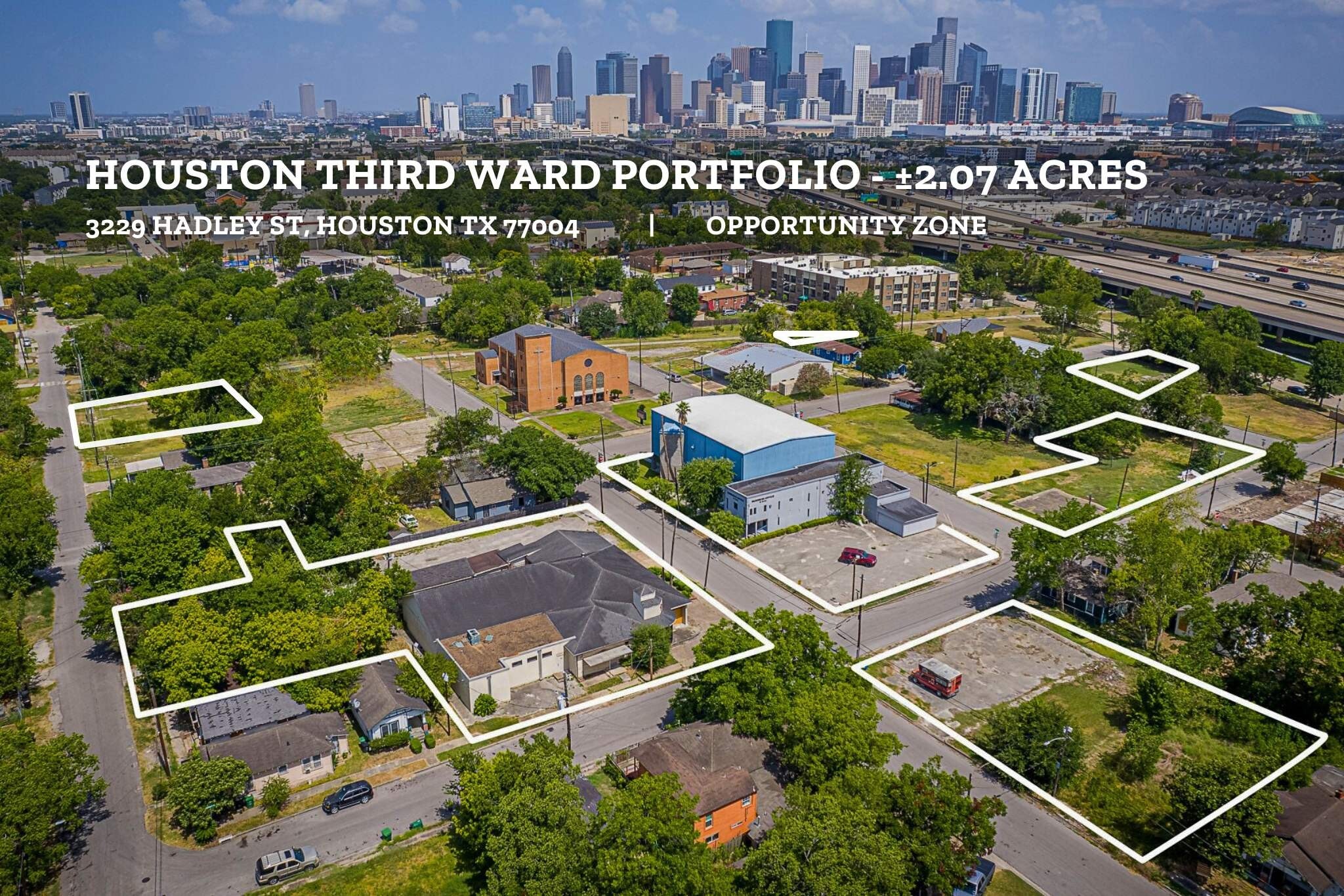 Houston Third Ward Portfolio portfolio of 8 properties for sale on LoopNet.com Aerial- Image 1 of 11