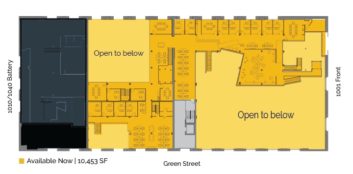 1001 Front St, San Francisco, CA for lease Floor Plan- Image 1 of 1
