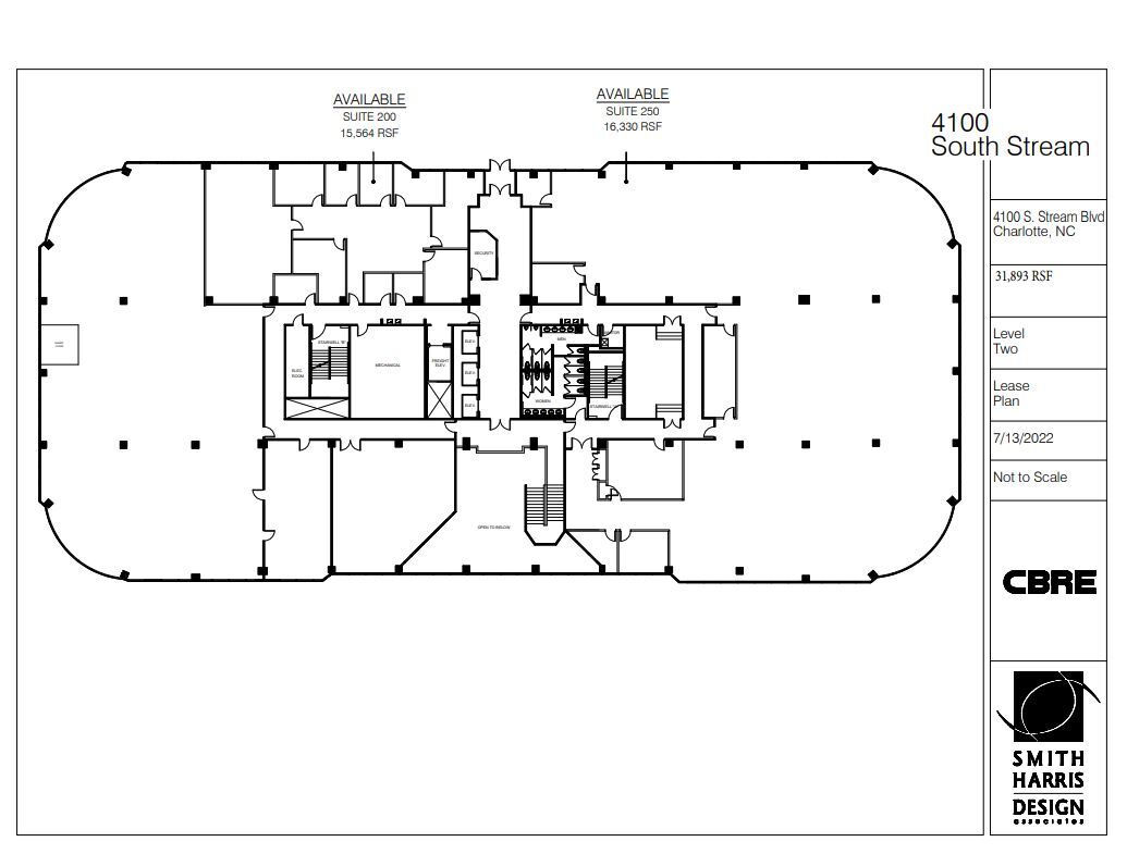 4100 S Stream Blvd, Charlotte, NC for lease Floor Plan- Image 1 of 1