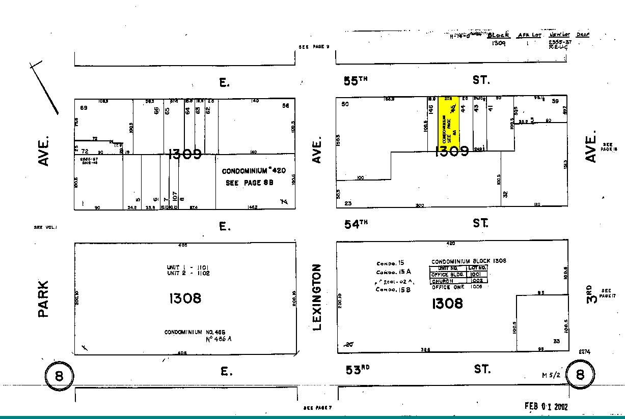 Office in New York, NY for sale Plat Map- Image 1 of 1