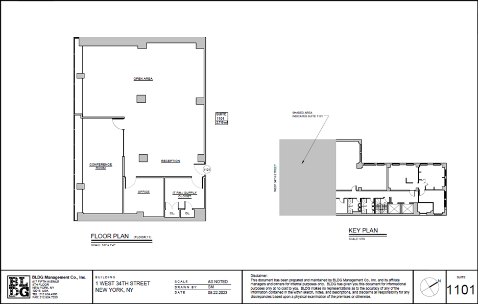 1 W 34th St, New York, NY for lease Floor Plan- Image 1 of 1