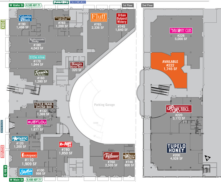 100-160 8th Street, Boise, ID for lease - Floor Plan - Image 2 of 5