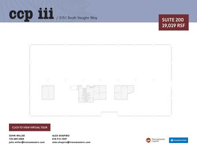 3131 S Vaughn Way, Aurora, CO for lease Typical Floor Plan- Image 2 of 2