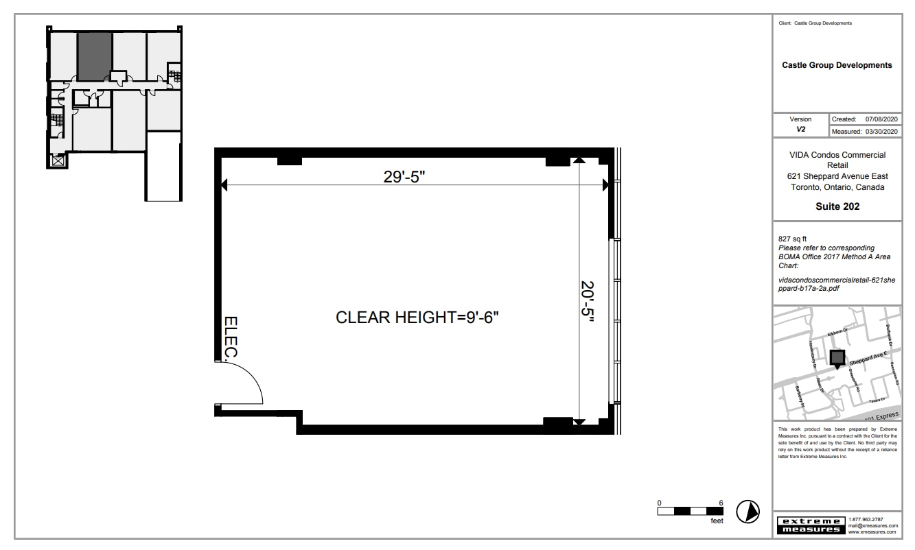 621 Sheppard Ave E, Toronto, ON for lease Floor Plan- Image 1 of 1