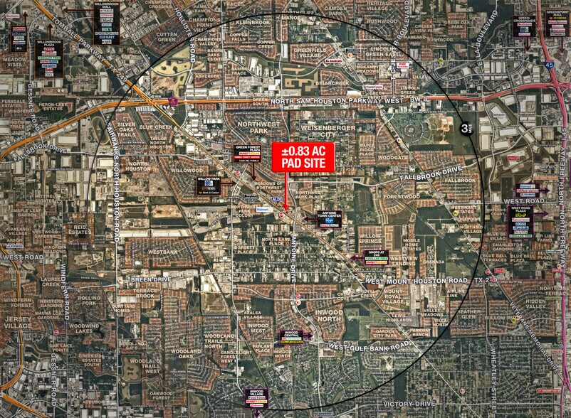 12650 Tomball Pky, Houston, TX for sale - Aerial - Image 2 of 4