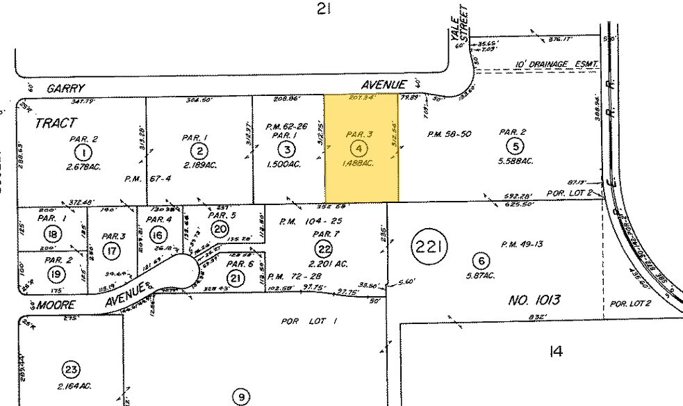 3500 W Garry Ave, Santa Ana, CA for sale - Plat Map - Image 2 of 6
