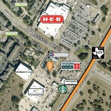 7515 O'Connor Dr, Round Rock, TX - Aerial map view