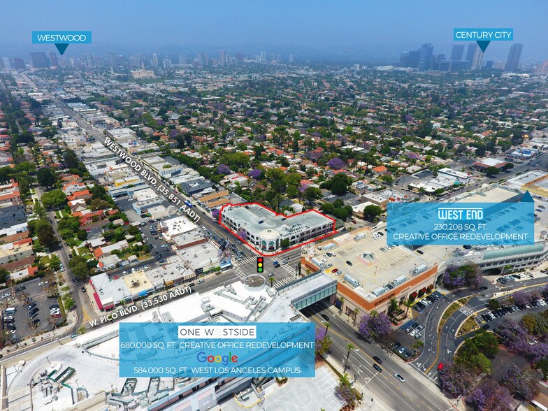 2384-2390 Westwood Blvd, Los Angeles, CA for lease - Building Photo - Image 3 of 9