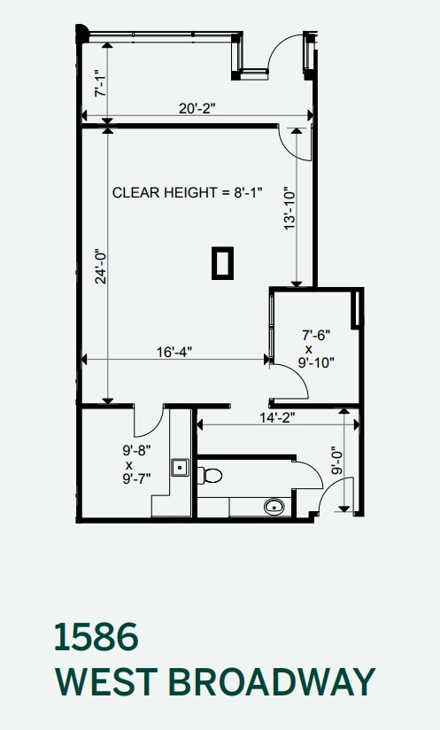 1508 W Broadway, Vancouver, BC for lease Floor Plan- Image 1 of 1