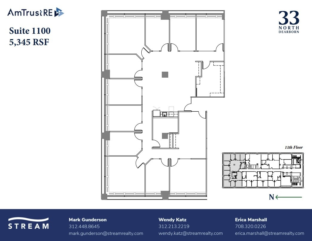 33 N Dearborn St, Chicago, IL for lease Floor Plan- Image 1 of 1
