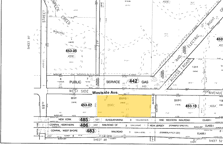 7300 West Side Ave, North Bergen, NJ for lease - Plat Map - Image 3 of 5