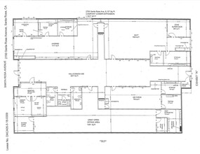 2700 Santa Rosa Ave, Santa Rosa, CA for lease Floor Plan- Image 2 of 2