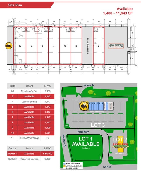 1300 KY-121, Murray, KY for lease - Floor Plan - Image 3 of 11